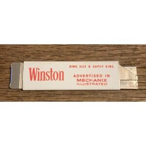 Vintage Winston Ad Cutter Box Cutter Advertising Grocery Store